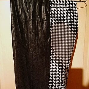 Black and white pants